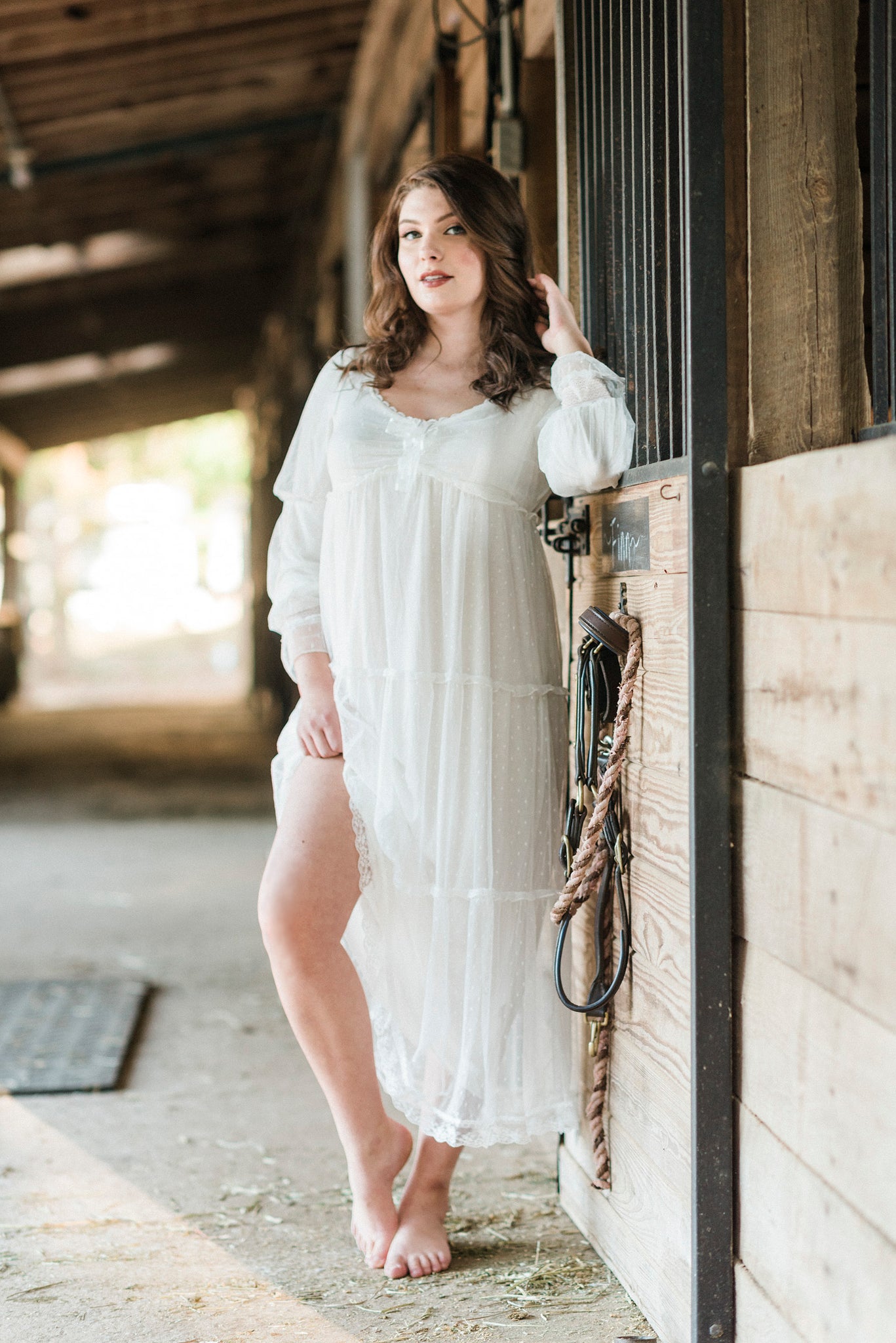 Pretty Sheer Nightgown With Overlay - Discover Sheer Nightgowns – Margaret  Lawton