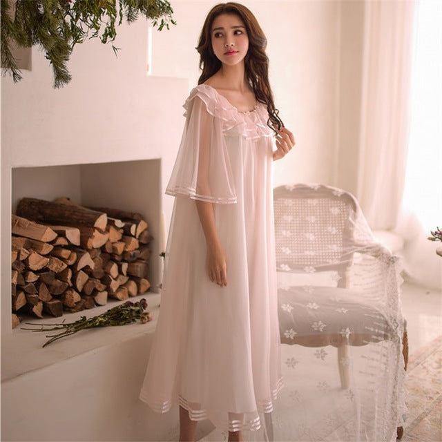ZAZHANG Cotton Victorian Nightgowns for Women Sleeveless Nightgowns Vintage Nightgowns  Nightgown Long Sleepwear, White, Small : : Clothing, Shoes &  Accessories